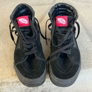 Black Vans Hi Tops